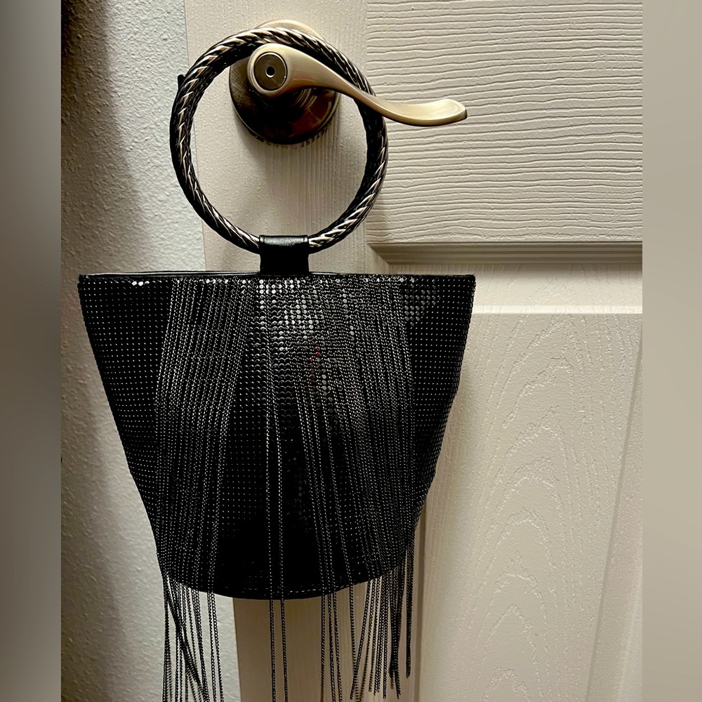 Whiting and Davis Black mesh bag